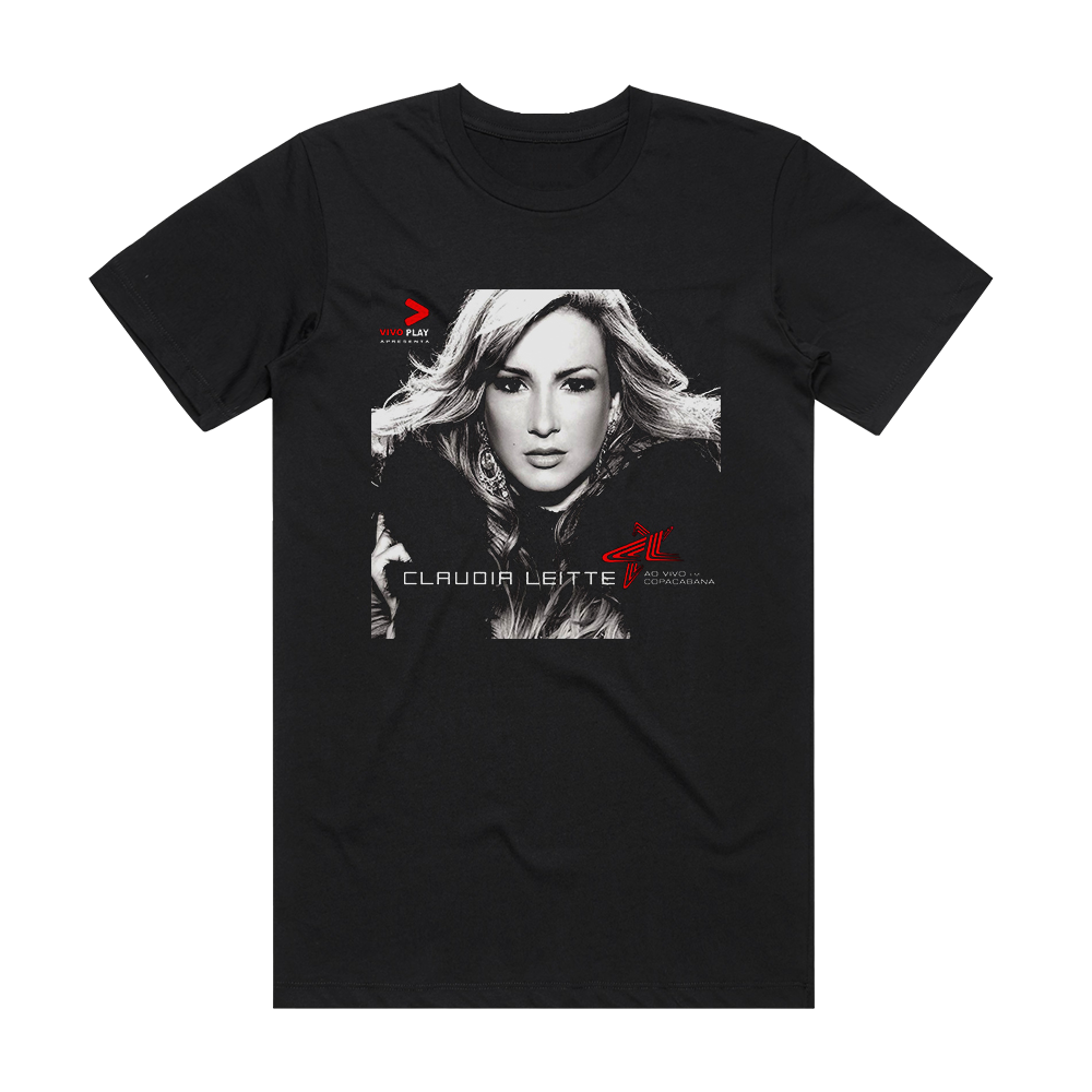 Claudia Leitte Ao Vivo Em Copacabana Album Cover T-Shirt Black – ALBUM  COVER T-SHIRTS