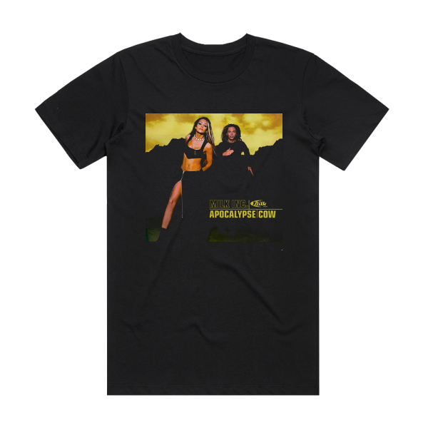 Milk Inc Apocalypse Cow Album Cover T-Shirt Black