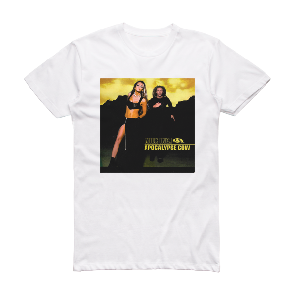 Milk Inc Apocalypse Cow Album Cover T-Shirt White