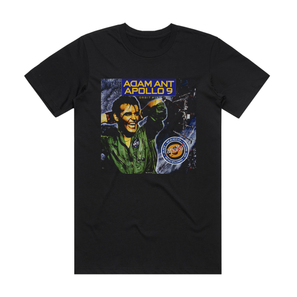Adam Ant Apollo 9 Orbit Mix Album Cover T-Shirt Black