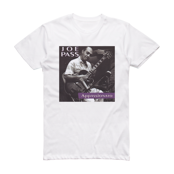 Joe Pass Appassionato Album Cover T-Shirt White