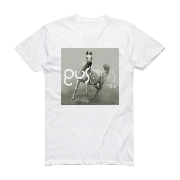 GusGus Arabian Horse 1 Album Cover T-Shirt White