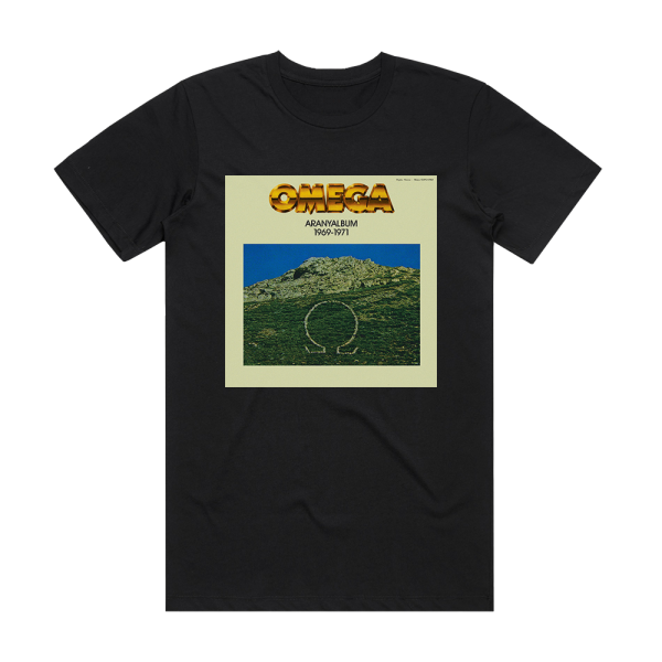 Omega Aranyalbum 1969 1971 Album Cover T-Shirt Black