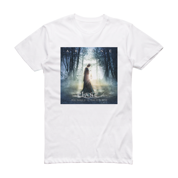 Elane Arcane Music Inspired By The Works Of Kai Meyer Album Cover T-Shirt White