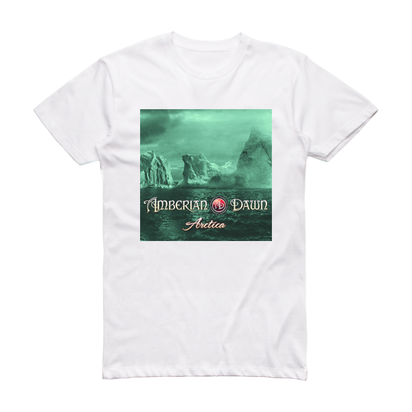 Amberian Dawn Arctica Album Cover T-Shirt White