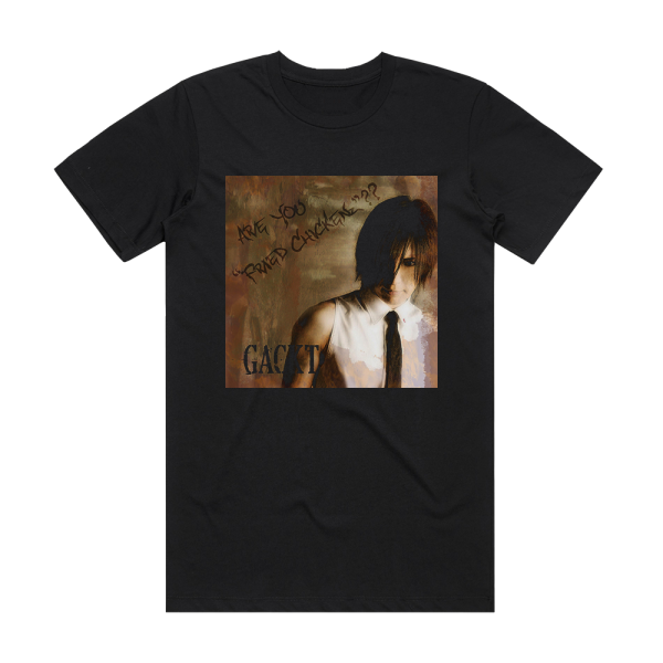 GACKT Are You Fried Chickenz Album Cover T-Shirt Black