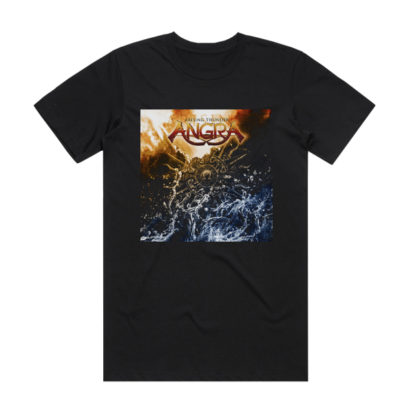 Angra Arising Thunder Album Cover T-Shirt Black