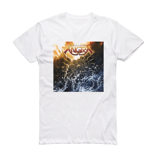 Angra Arising Thunder Album Cover T-Shirt White