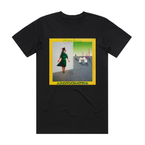 Matia Bazar Aristocratica Album Cover T-Shirt Black