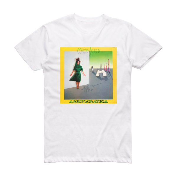 Matia Bazar Aristocratica Album Cover T-Shirt White