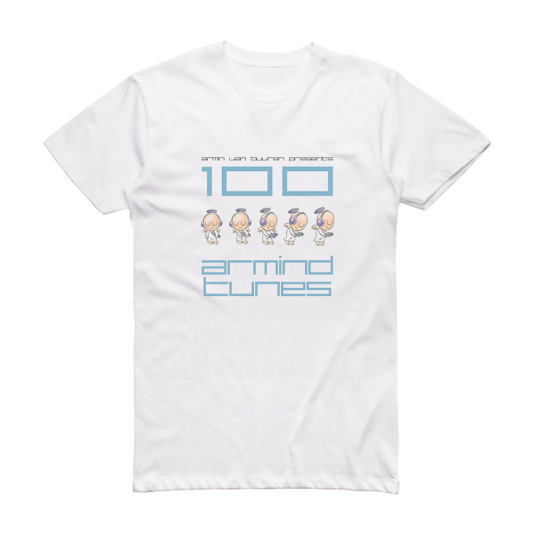 Armin van Buuren Armin Van Buuren Presents 100 Armind Tunes Album Cover T-Shirt White