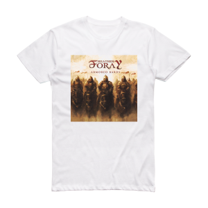 Heathen Foray Armored Bards Album Cover T-Shirt White