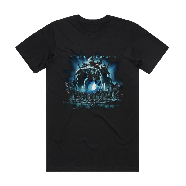 Lonewolf Army Of The Damned Album Cover T-Shirt Black