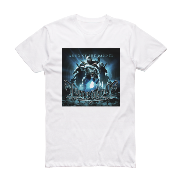 Lonewolf Army Of The Damned Album Cover T-Shirt White