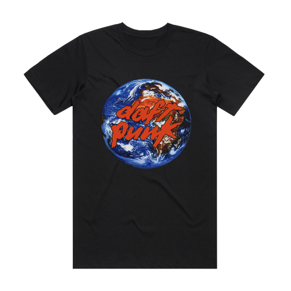 Daft Punk Around The World Album Cover T-Shirt Black