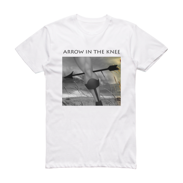 Approaching Nirvana Arrow In The Knee Album Cover T-Shirt White