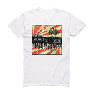 Art Brut Art Brut Vs Satan Album Cover T-Shirt White