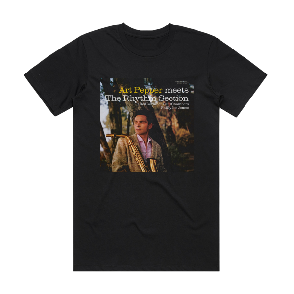 Art Pepper Art Pepper Meets The Rhythm Section Album Cover T-Shirt Black