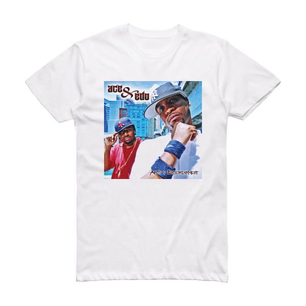 Masta Ace Arts Entertainment Album Cover T-Shirt White