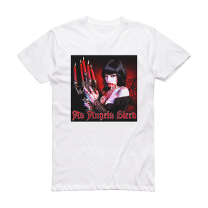 As Angels Bleed As Angels Bleed Album Cover T-Shirt White