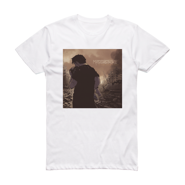 Masterstroke As Days Grow Darker Album Cover T-Shirt White