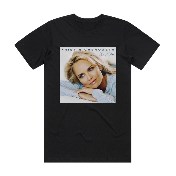 Kristin Chenoweth As I Am Album Cover T-Shirt Black