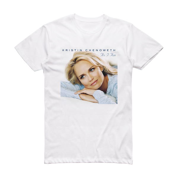 Kristin Chenoweth As I Am Album Cover T-Shirt White