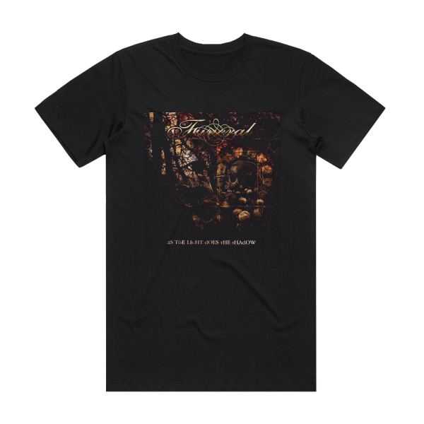 Funeral As The Light Does The Shadow Album Cover T-Shirt Black