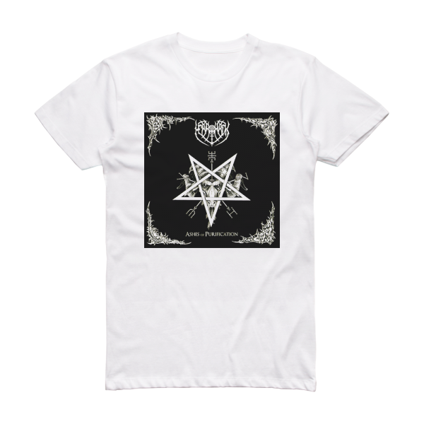 Merrimack Ashes Of Purification 1 Album Cover T-Shirt White