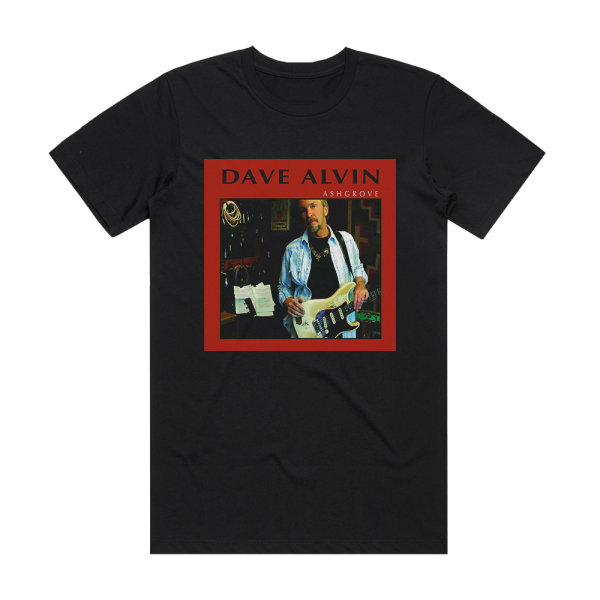 Dave Alvin Ashgrove Album Cover T-Shirt Black