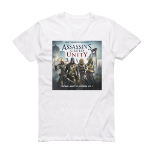 Chris Tilton Assassins Creed Unity Original Soundtrack Album Cover T-Shirt White