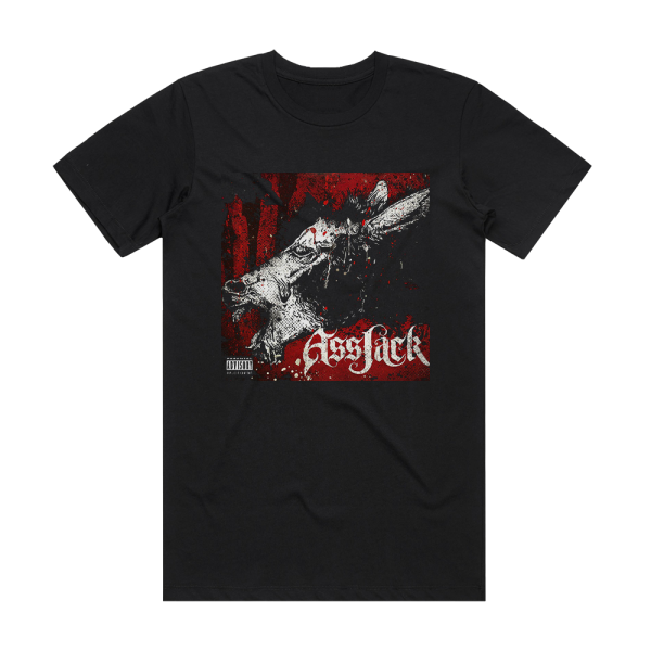 Assjack Assjack 1 Album Cover T-Shirt Black