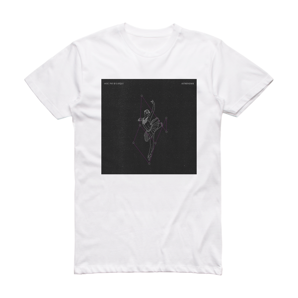 Avec pas dcasque Astronomie Album Cover T-Shirt White