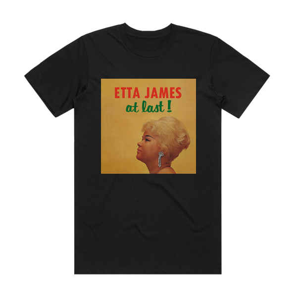 Etta James At Last Album Cover T-Shirt Black