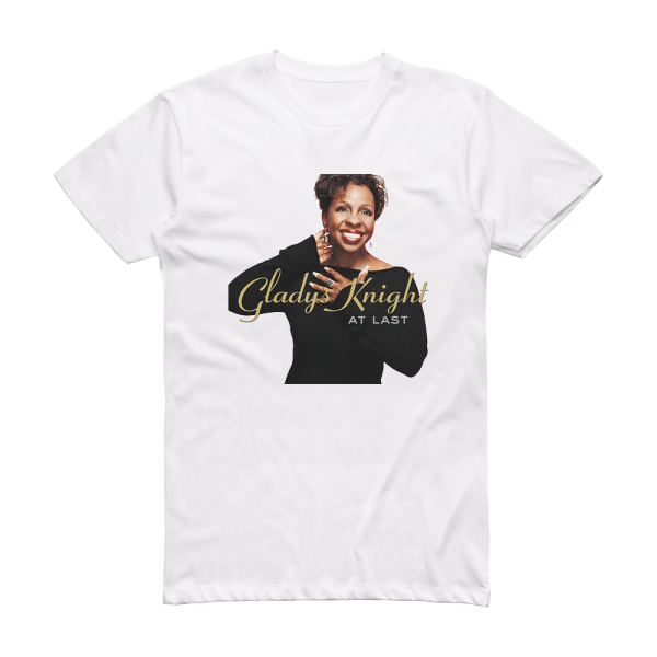 Gladys Knight At Last Album Cover T-Shirt White