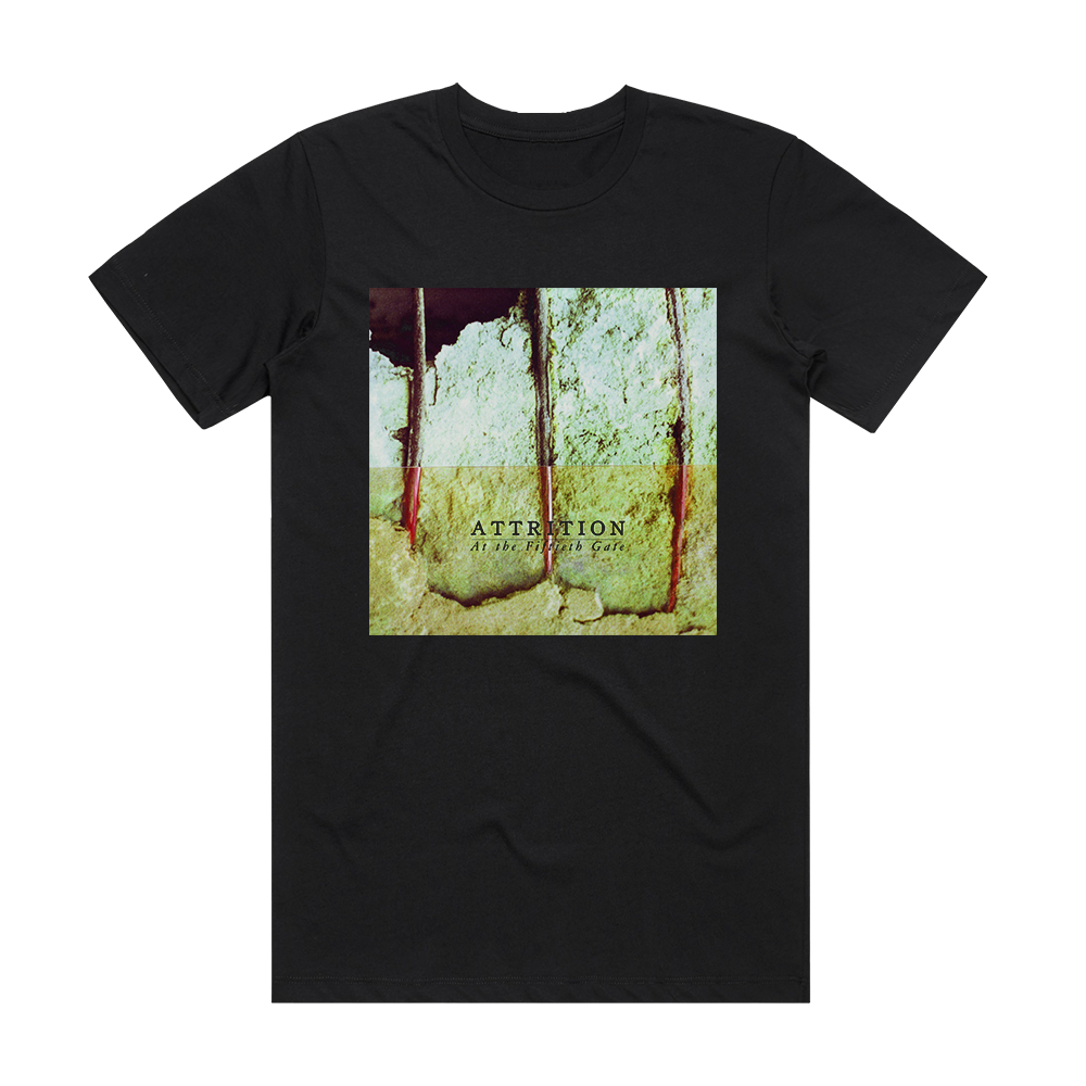 Attrition At The Fiftieth Gate Album Cover T-Shirt Black – ALBUM COVER ...