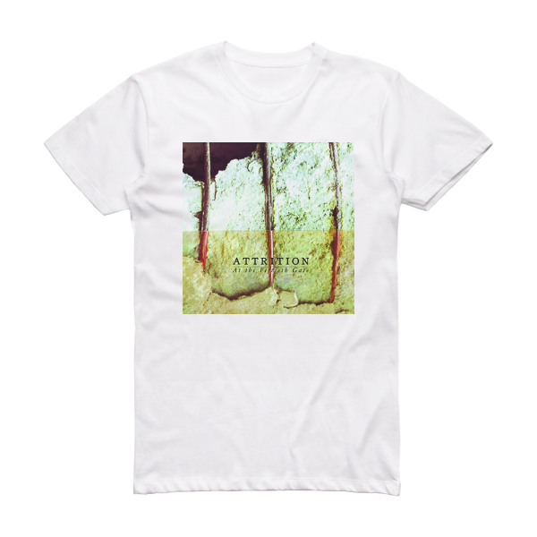 Attrition At The Fiftieth Gate Album Cover T-Shirt White