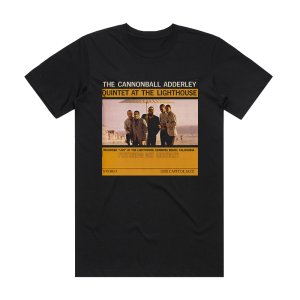 Cannonball Adderley At The Lighthouse Album Cover T-Shirt Black