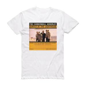 Cannonball Adderley At The Lighthouse Album Cover T-Shirt White