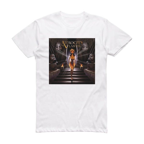 Atrocity Atlantis Album Cover T-Shirt White