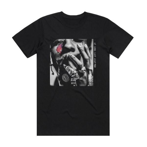 ASAP Rocky Atlonglastaap Album Cover T-Shirt Black