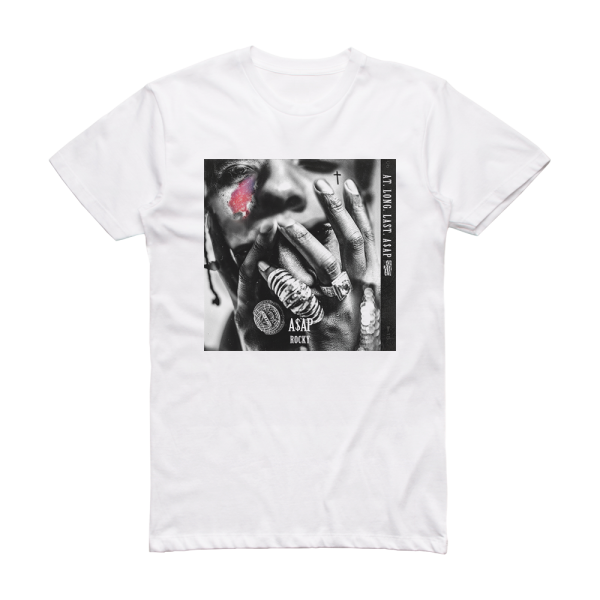 ASAP Rocky Atlonglastaap Album Cover T-Shirt White