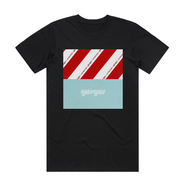 GusGus Attention Album Cover T-Shirt Black