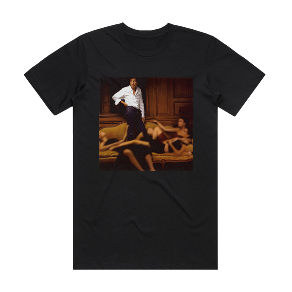Alain Souchon Au Ras Des Pquerettes Album Cover T-Shirt Black