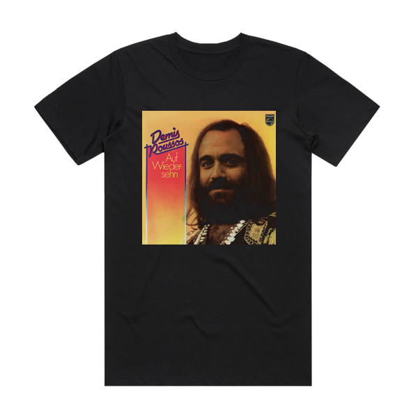 Demis Roussos Auf Wiedersehn Album Cover T-Shirt Black