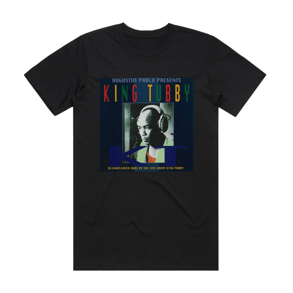 King Tubby Augustus Pablo Presents King Tubby Album Cover T-Shirt Black