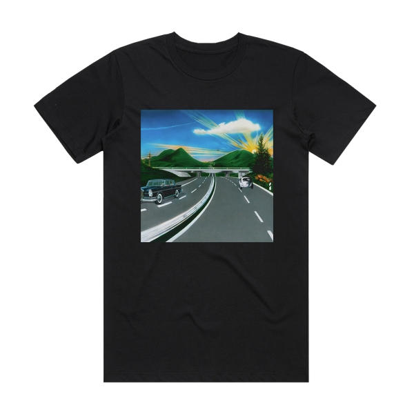 Kraftwerk Autobahn 2 Album Cover T-Shirt Black