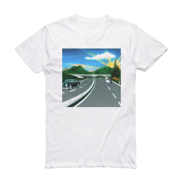 Kraftwerk Autobahn 2 Album Cover T-Shirt White