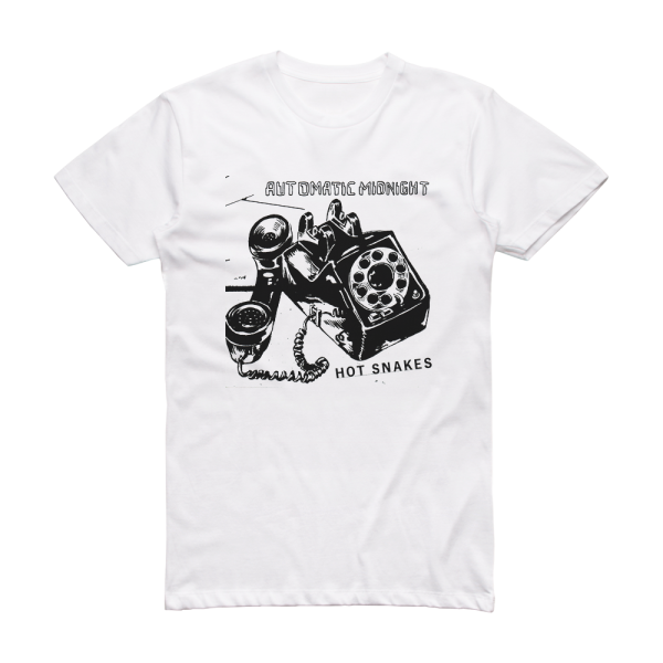 Hot Snakes Automatic Midnight Album Cover T-Shirt White – ALBUM COVER T ...