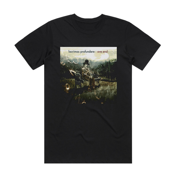 Lacrimas Profundere Ave End Album Cover T-Shirt Black